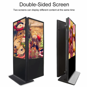 65'' Dual Sided Standing Digital Signage